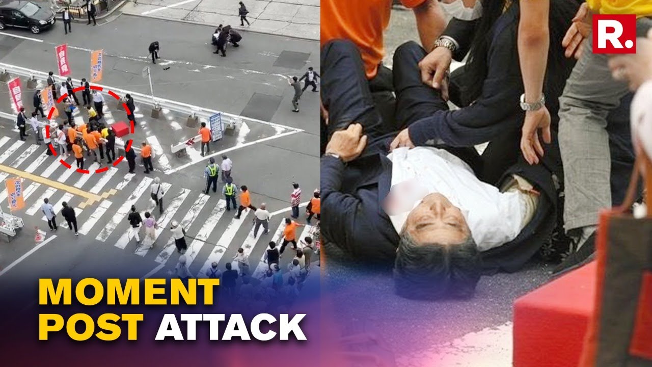 Watch: Moment After Attack On Former Japanese PM Shinzo Abe in Nara