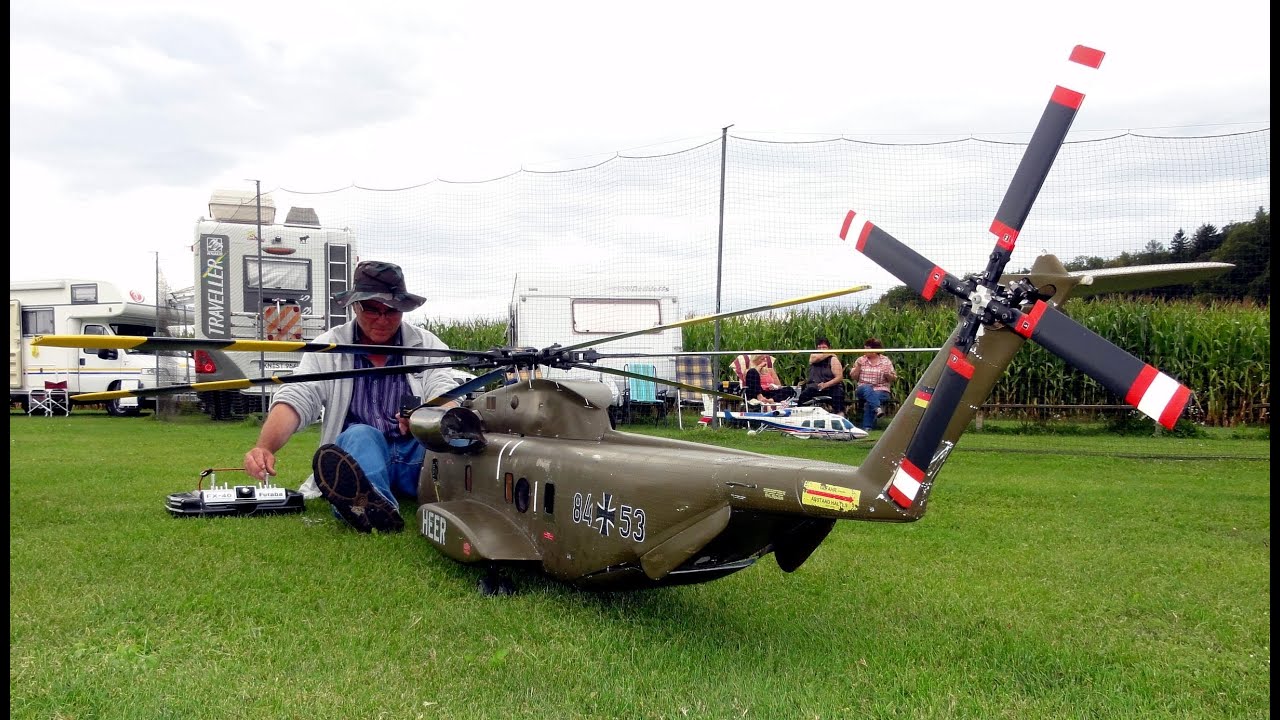 RC BIG SCALE Helicopter CH53 Heer RC