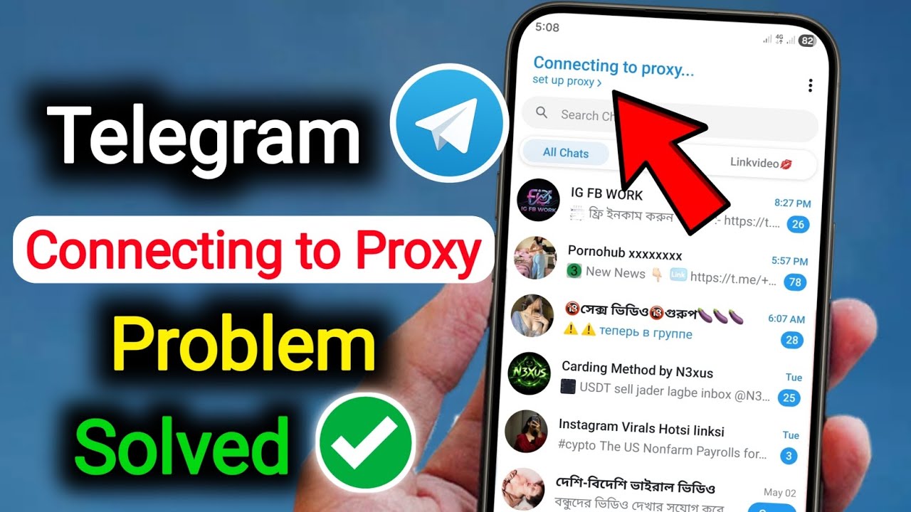 How To Fix Telegram Connecting To Proxy Problem (2026) | telegram connecting problem issue