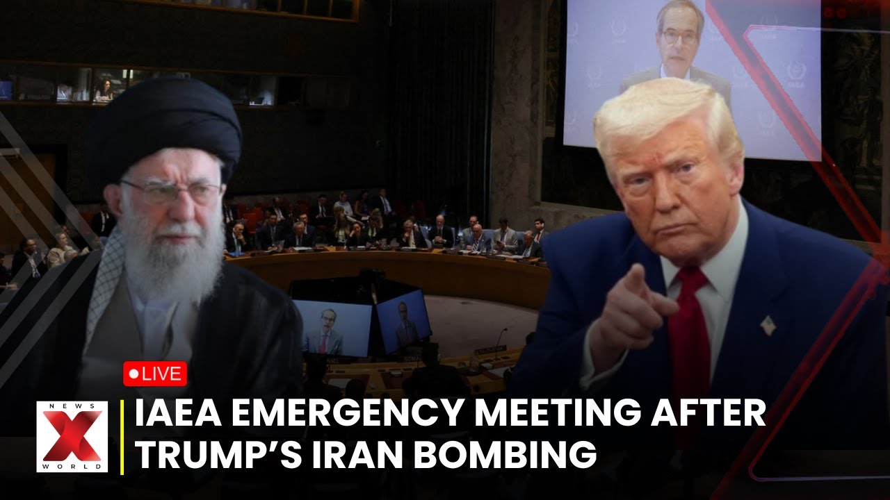 LIVE: IAEA Emergency Meeting as Trump Bombs Iran's Nuclear Sites | Israel Iran War | NewsX World