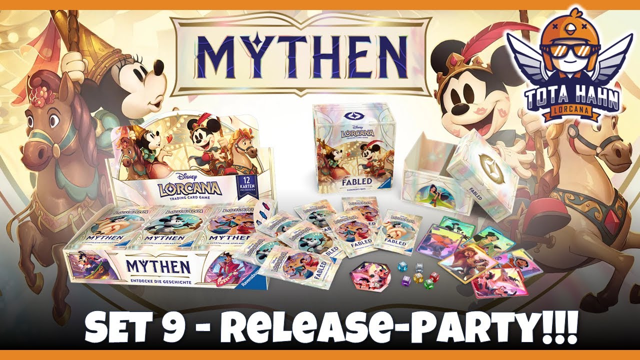 Release-Party Set 9! Mythen ist da! Ziehen wir die Iconic? | Disney Lorcana