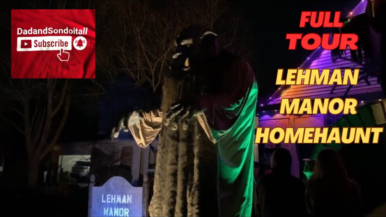 EXPERIENCE Lehman Manor Home Haunt First Hand! - FULL Walk Through - @BrickThunder