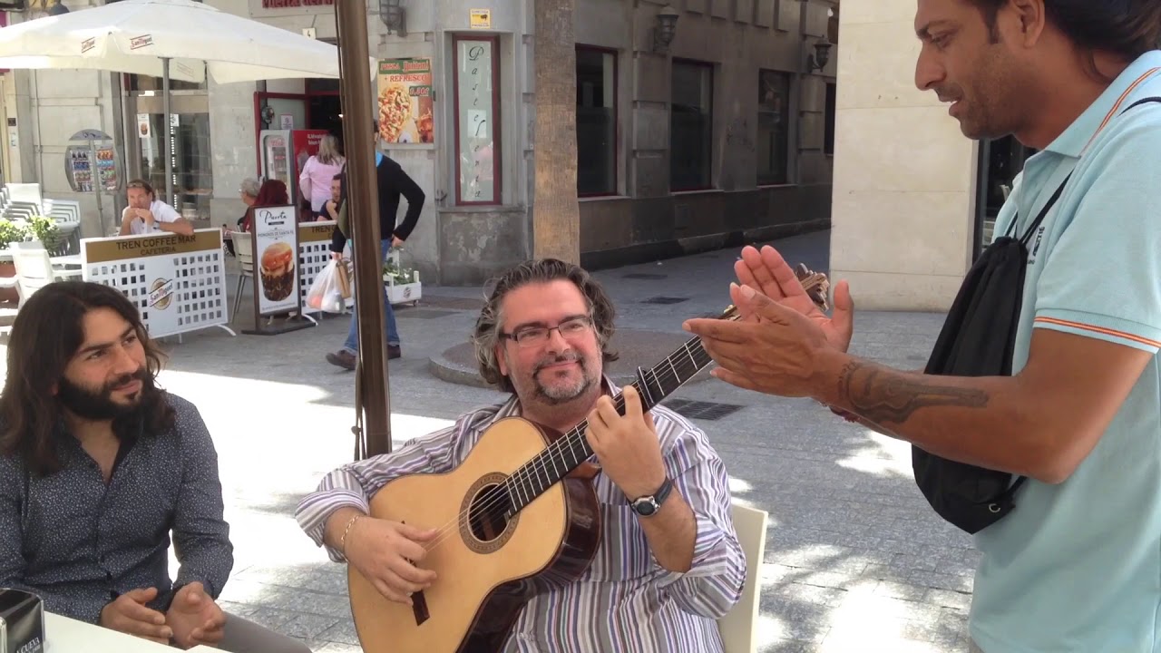 Juan Ramón Caro por Bulerías en Málaga. Guitarras Ayman Bitar