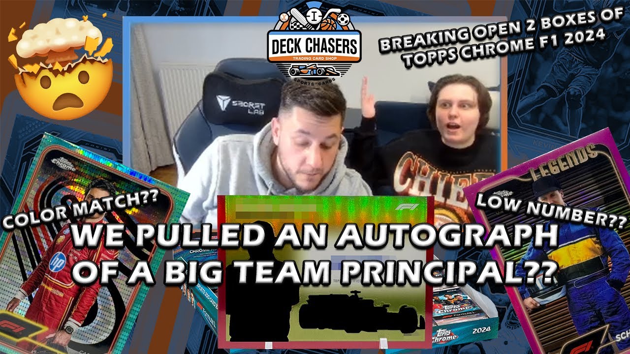 One AUTOGRAPH Covers the Price of the WHOLE BOX?? | Unboxing Topps Chrome F1 2024