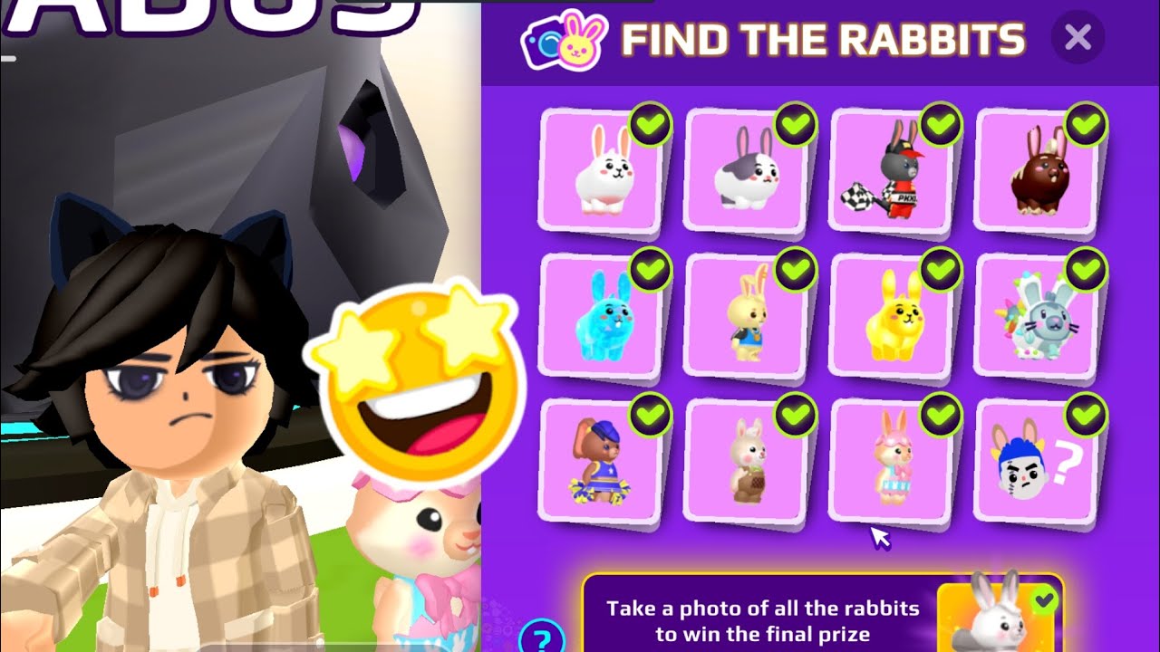 😍 ALL RABBITS LOCATION PK XD BUNNY UPDATE 🐰