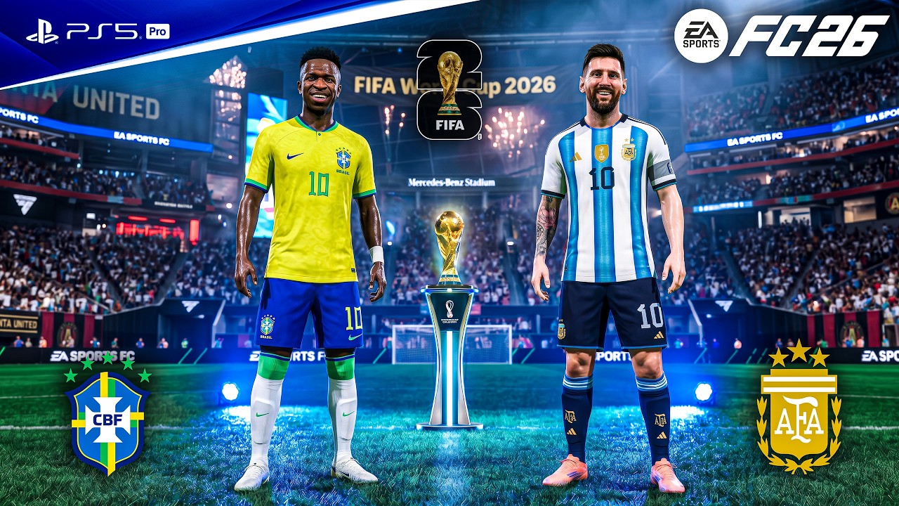 FIFA 26 - Brazil vs. Argentina - FIFA World Cup 2026 Full Match | PS5&trade; Pro [4K60]