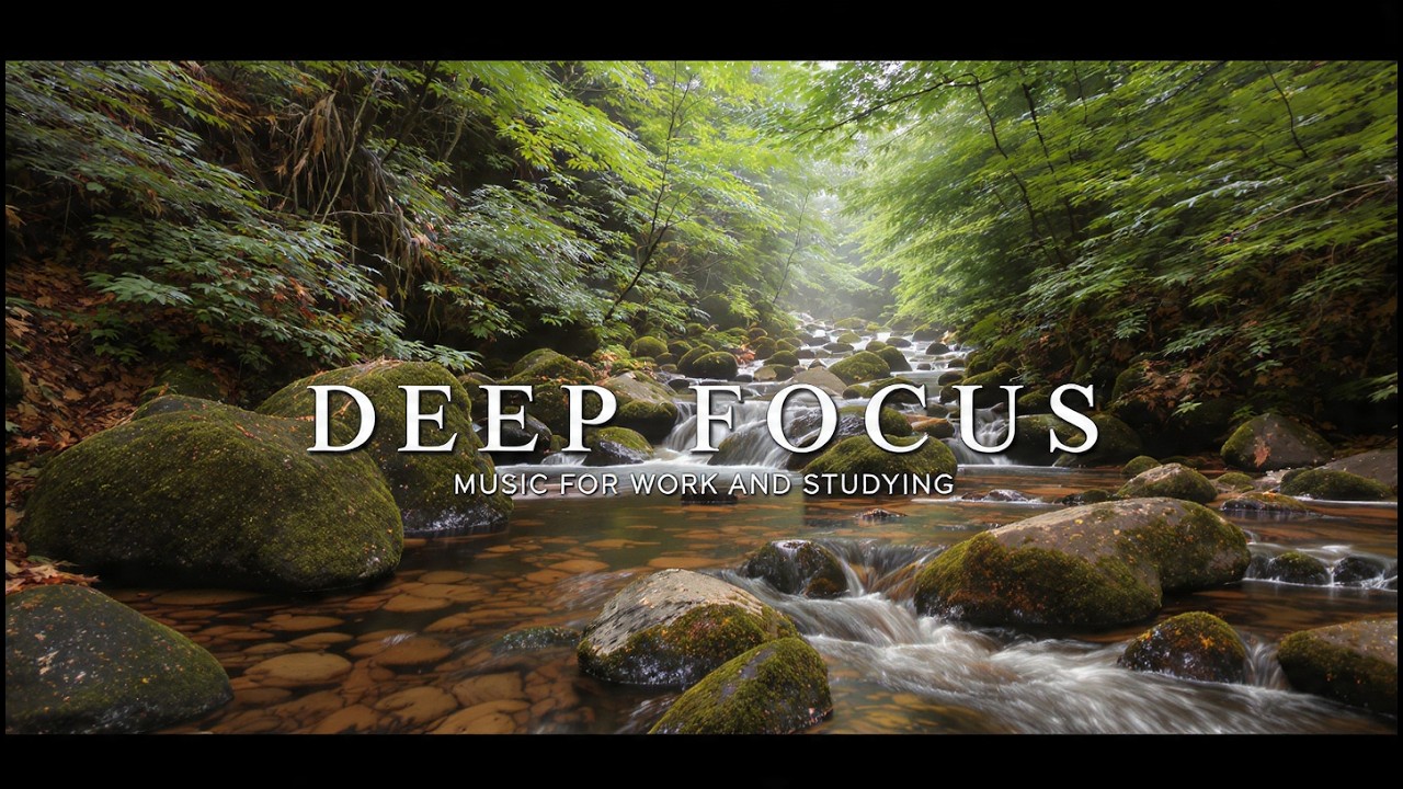 LIVE 24/7 🌿 Healing Relaxation Music with Piano & Water Sounds for Inner Peace