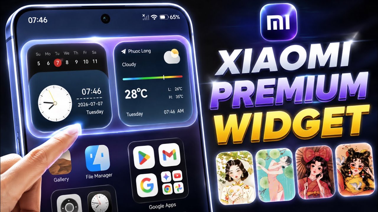 Установка красивого набора виджетов на устройства Xiaomi &mdash; Поддержка MIUI и HyperOS