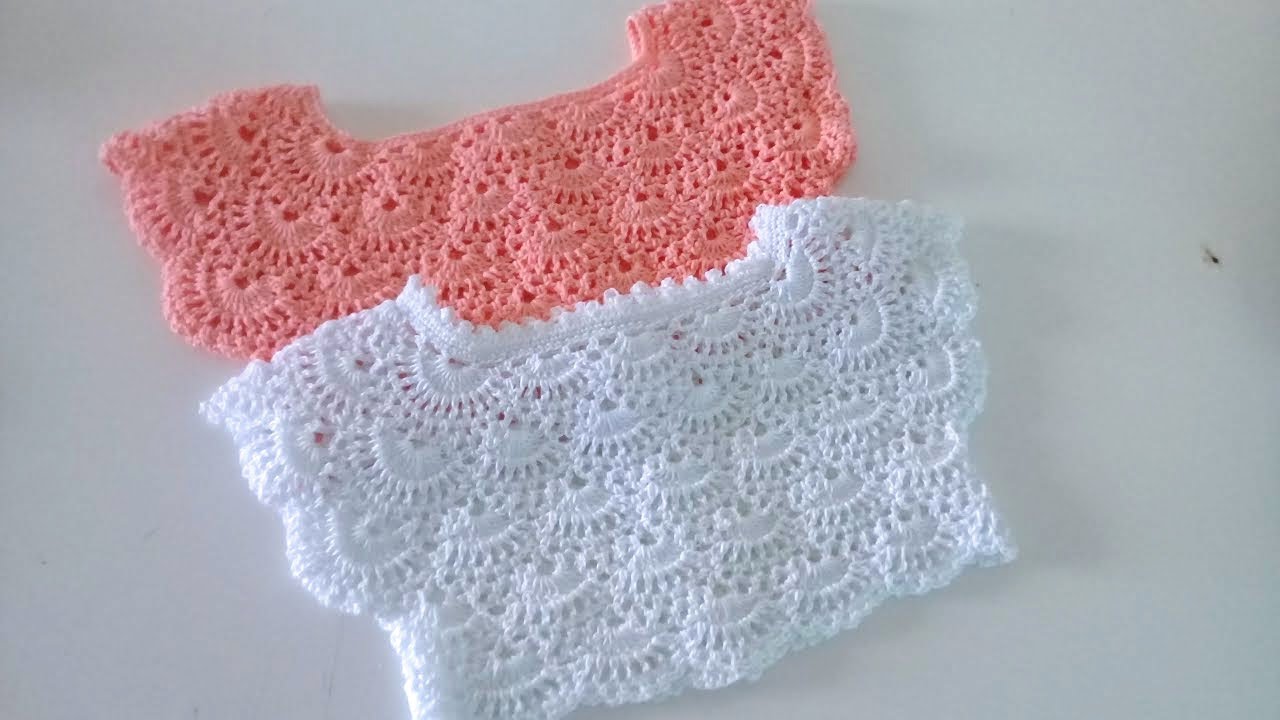 Canesu tejido  a crochet -  paso a paso - cualquier talla