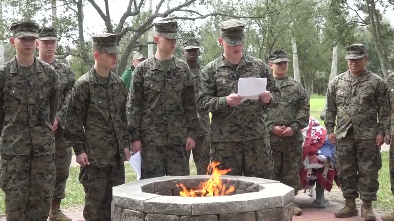 2022 Boy Scout Troop 22 Flag Retirement Ceremony
