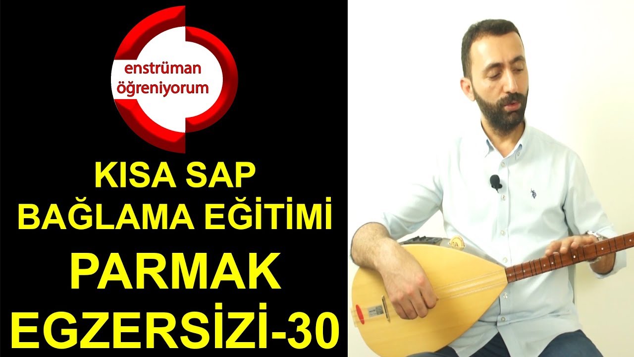 Kısa Sap Bağlama Egzersiz 30 (Tel Atlama - Pozisyon - Oktav) English Subtitles