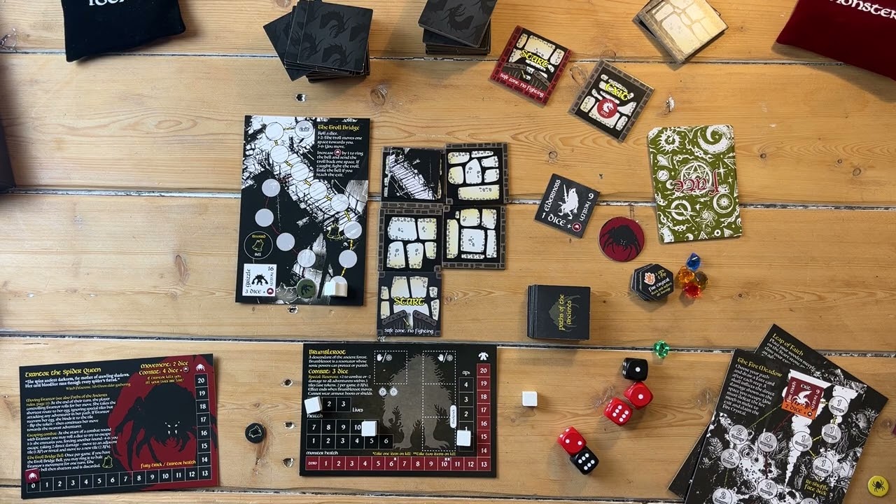 HOW TO PLAY - 5 minute set up & components: Bag of Dungeon Legends 2 Relics - Paths of the Ancients
