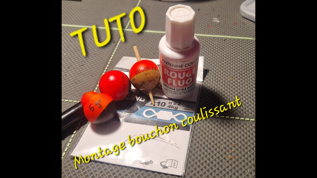 Tuto bouchon coulissant pour la pêche au toc (nymphe)