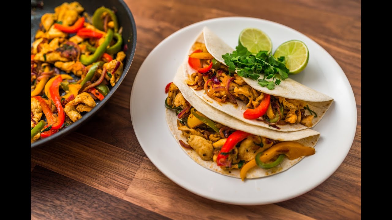 Csirke fajitas recept