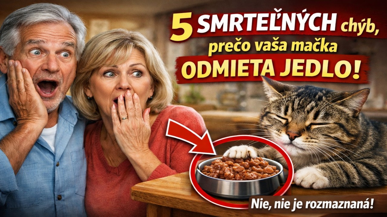 5 SMRTEĽNÝCH chýb, prečo vaša mačka odmieta jedlo 🙀 (Nie, nie je rozmaznaná!)