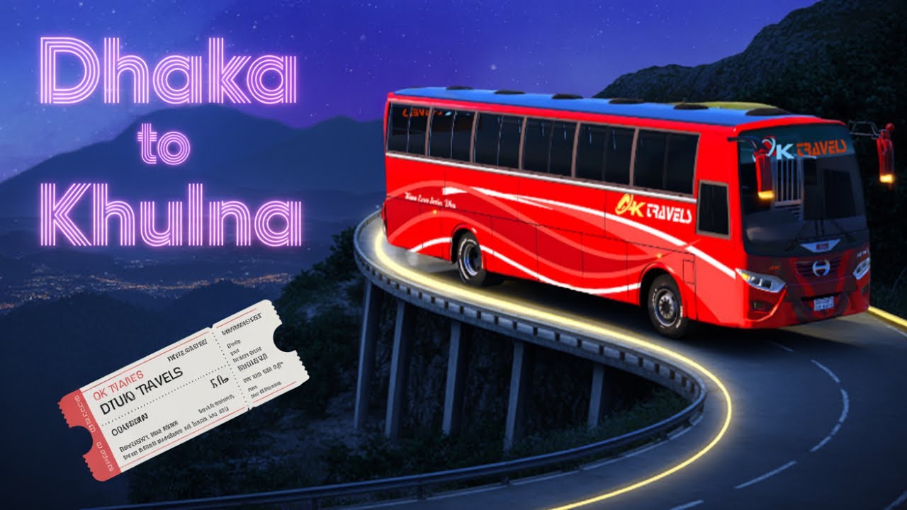 AK Travels | Dhaka to Khulna Journey | Real Bus Vibe & Bawuli Drive 🚌💨