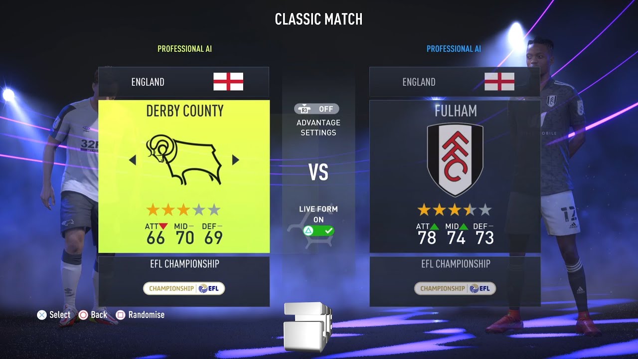 Fifa 22 English Football League Championship Ratings & Kits