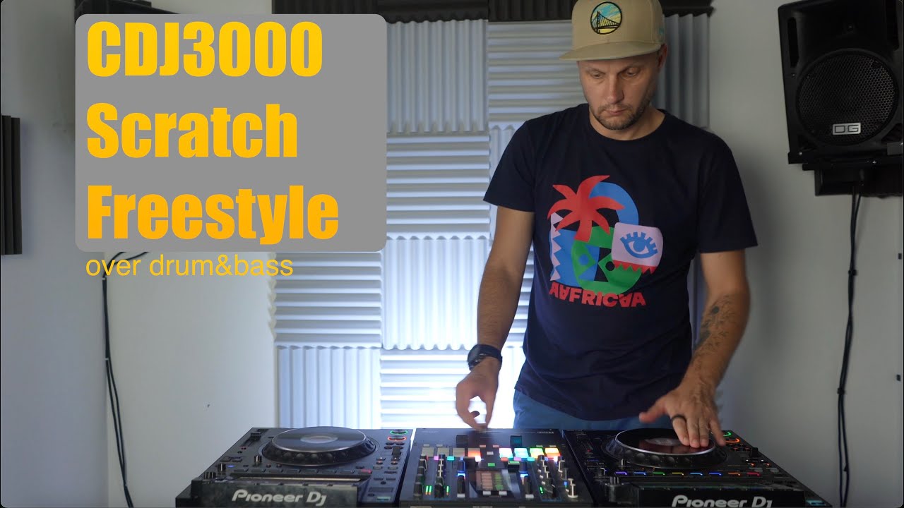 Scratch freestyle over D'n'B on CDJ3000