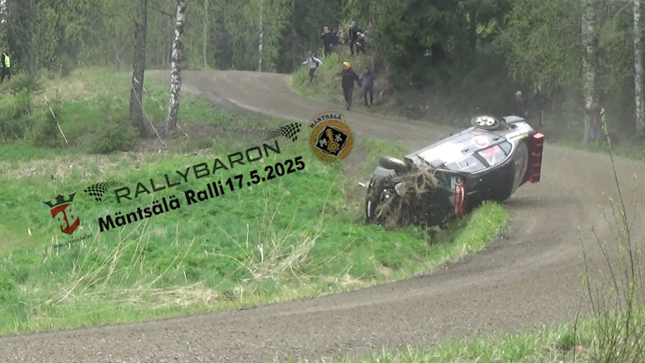 RALLYBARON Mäntsälä Ralli 2025 (Crashes & mistakes)
