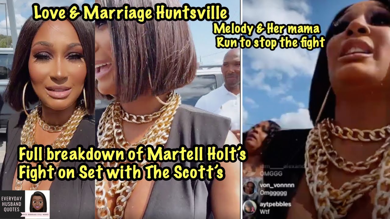 OWN #lamh Melody Holt Live during the fight b/t Martell & The Scott's Warning the KIDS are Watching