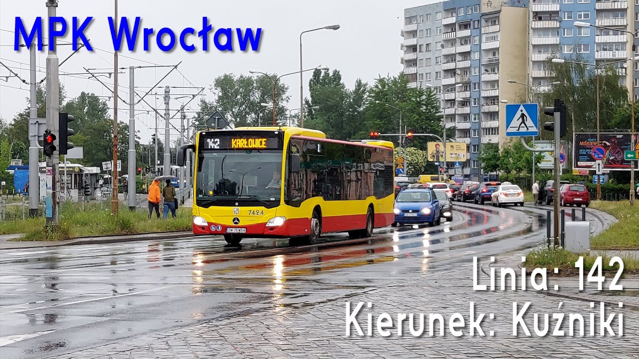 [🇵🇱PL] TIMELAPSE: MPK Wrocław - Linia: [🚍142]