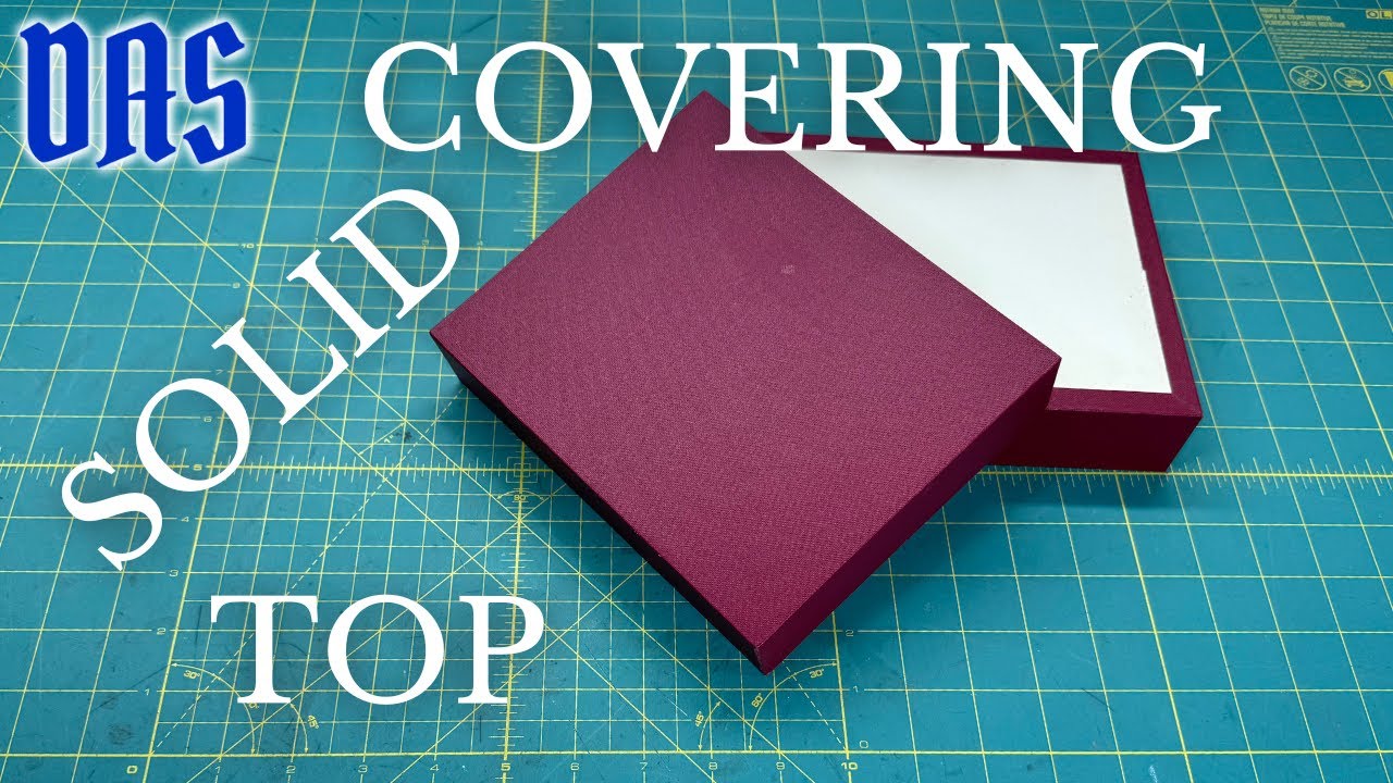 Covering a Tray With a Solid Top // Adventures in Bookbinding