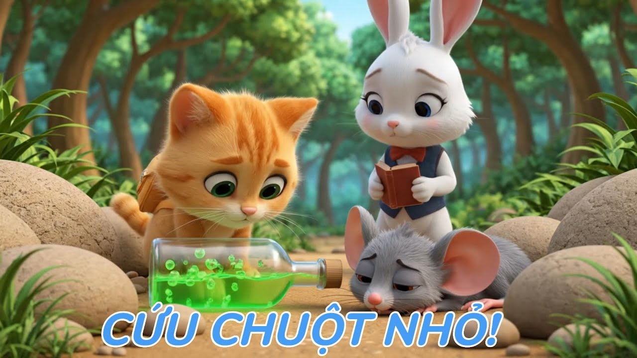 Giải Cứu Chuột Nhỏ 🐭 | Bài Học Về Rác Độc Hại ♻️ | Hoạt Hình 3D