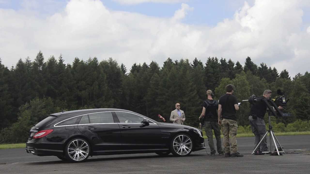 Filming BRABUS B50 Shooting Brake with Ajoneuvos from Finnland 04.07.2013 @ Flugplatz Meinerzhagen