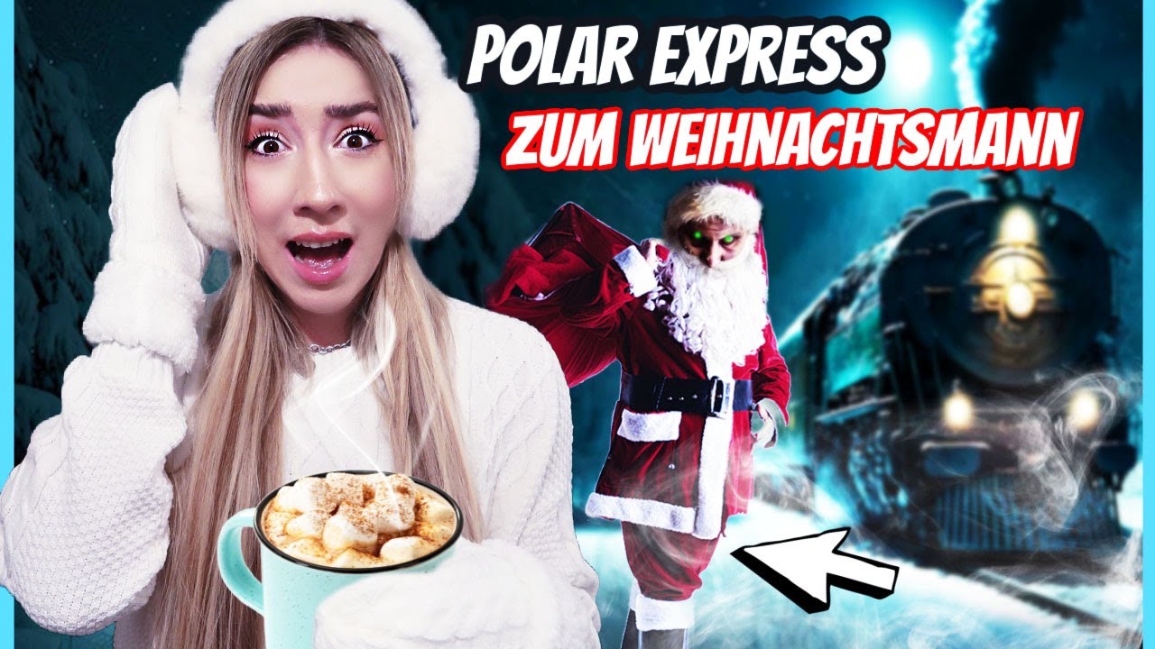 beki fährt mit polar express zug zum nordpol & findet den weihnachtsmann (3 uhr nachts Santa Claus)