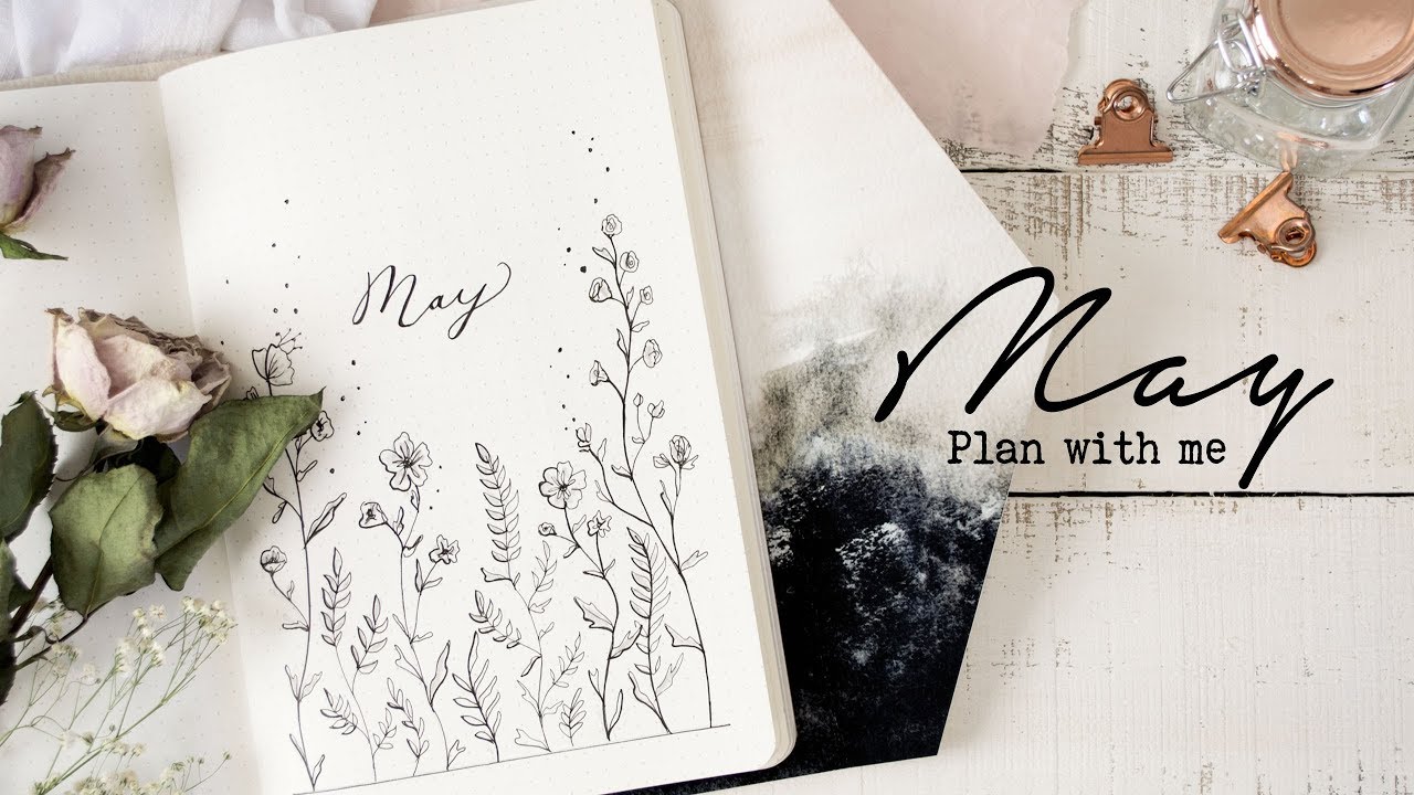 Plan with me | May 2018 Bullet Journal Setup | Peaceful Simplicity