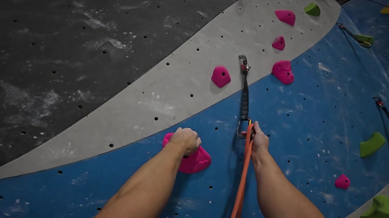 Lead Climbing 5.10c 