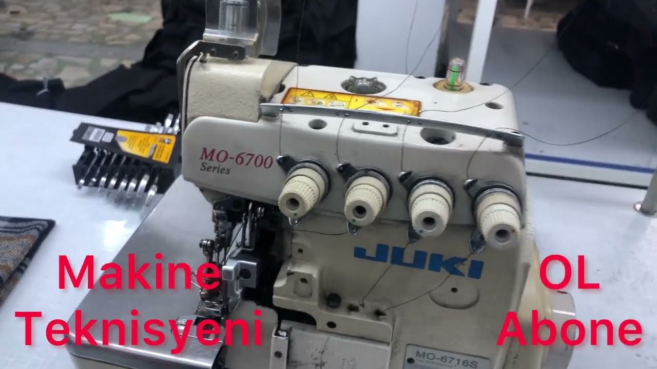 Overlok makinası ayağı ayarları