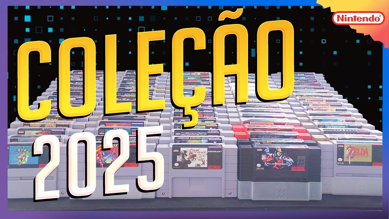Minha Coleção de Super Nintendo 2025