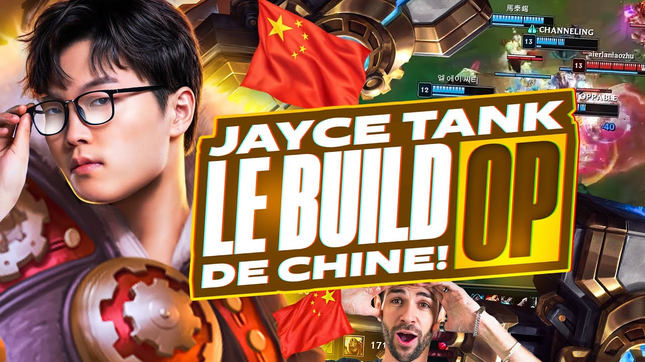 JAYCE TANK🔥BIN ABUSE DU NOUVEAU BUILD OP DE CHINE🔥(MASTERCLASS)