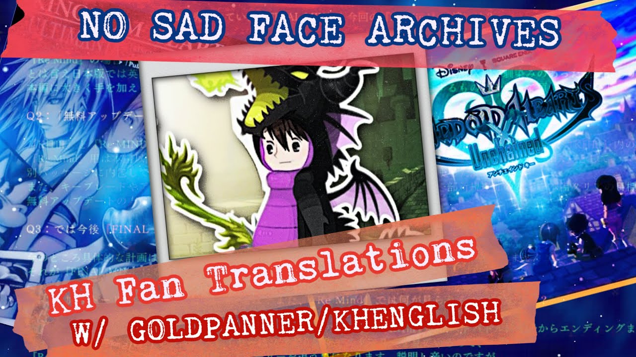 Talking Fan Translations with GoldPanner | No Sad Face Archives