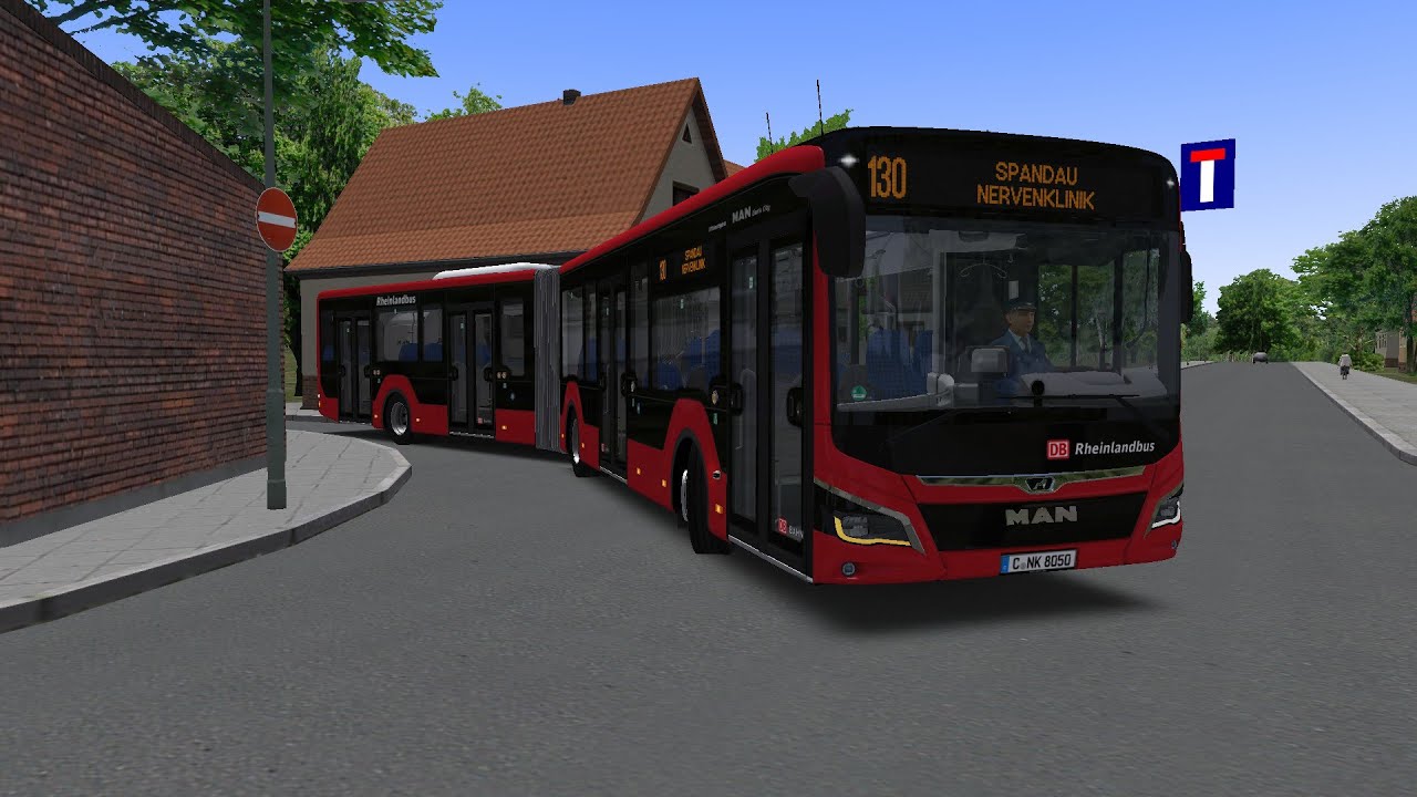 Omsi 2 - Berlin Spandau - Line 130 - MAN New Lion's City 18C