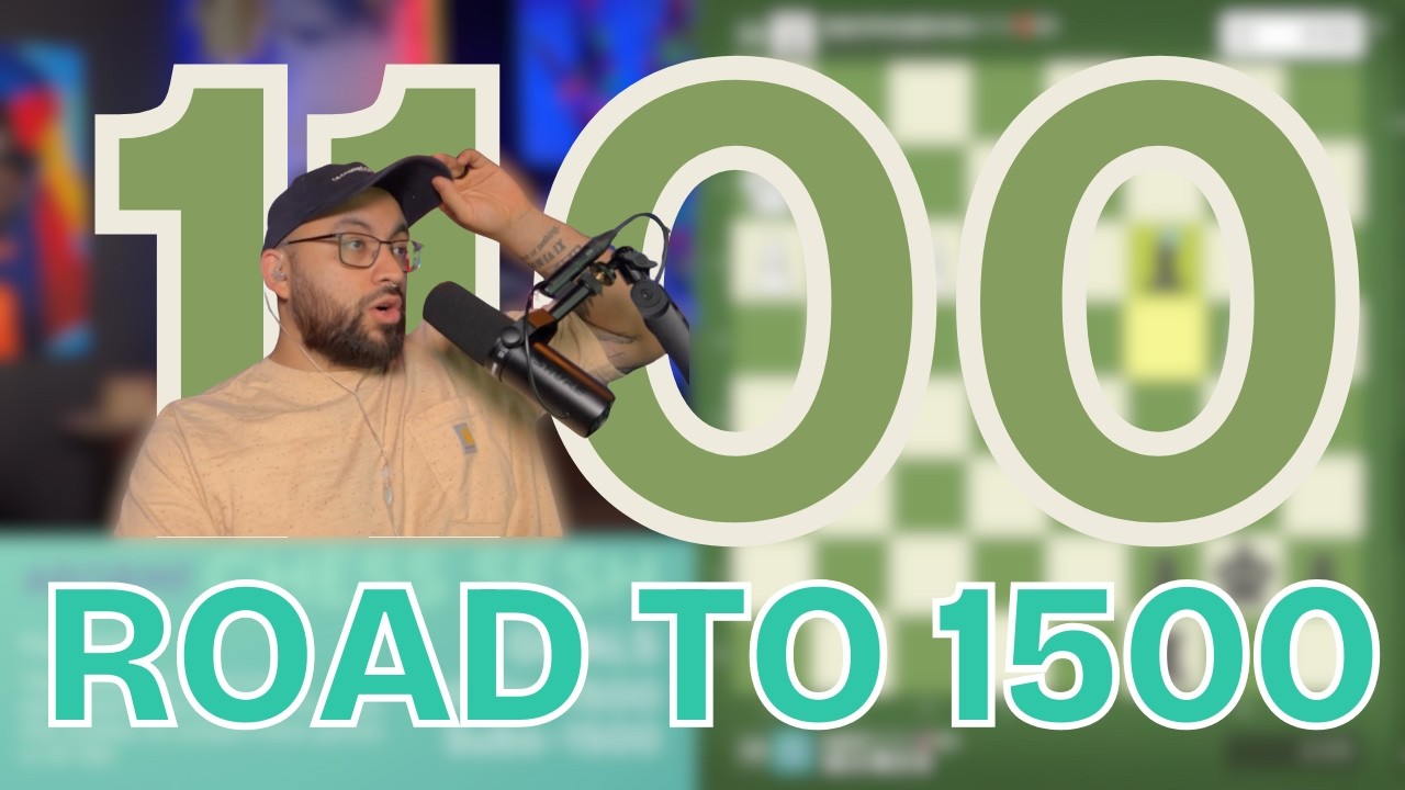 I Suck at Chess: Rapid Win That Locks Me into the 1100s (Road to 1500)