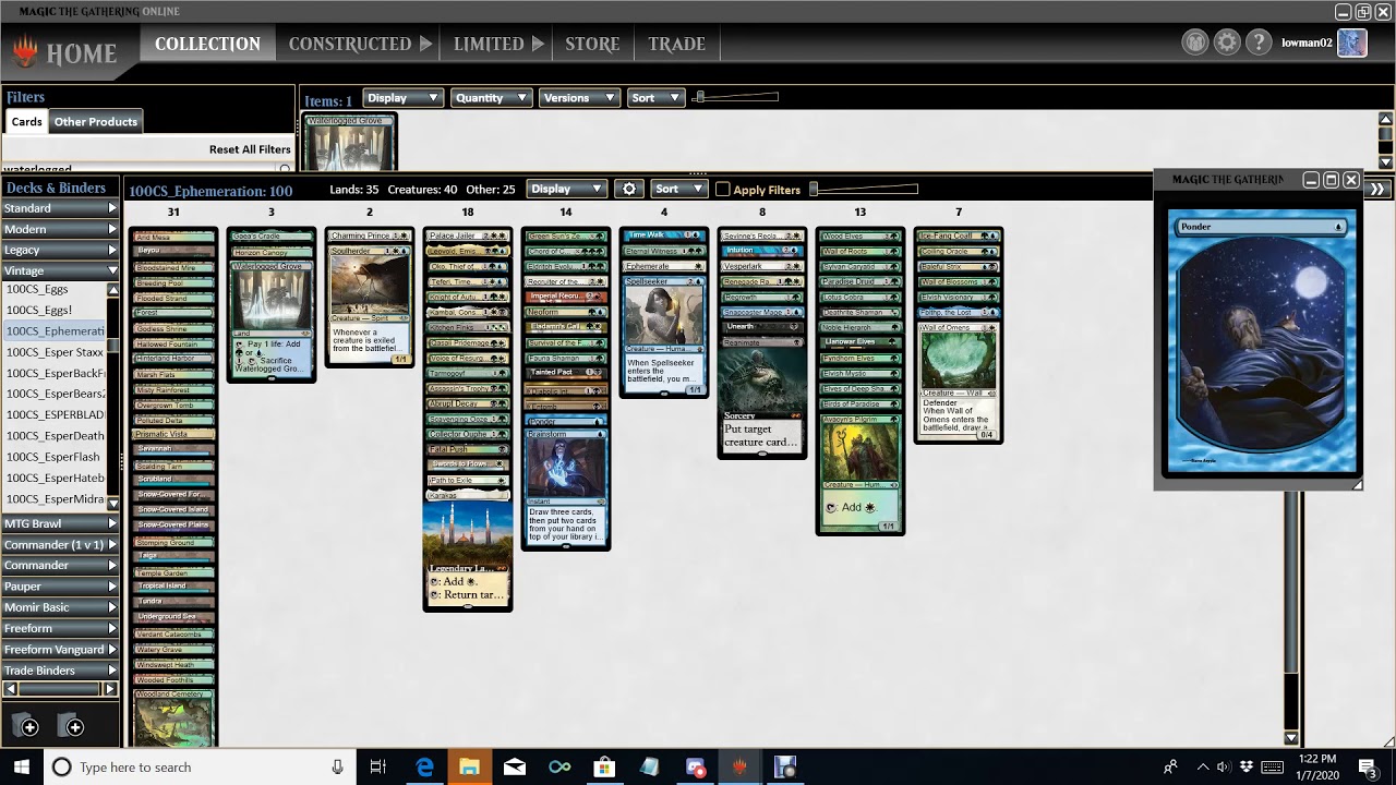 Canadian Highlander: Ephemeration Deck Revisit and Gameplay