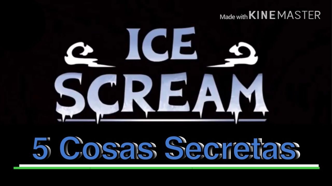 5 Cosas Secretas En Ice Scream [Bugs, Glitches, Etc] :D