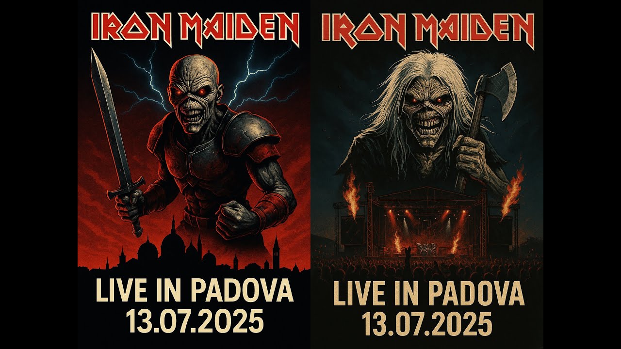 Medley #ironmaiden  #Padova2025 #RunForYourLive Tour 50 years