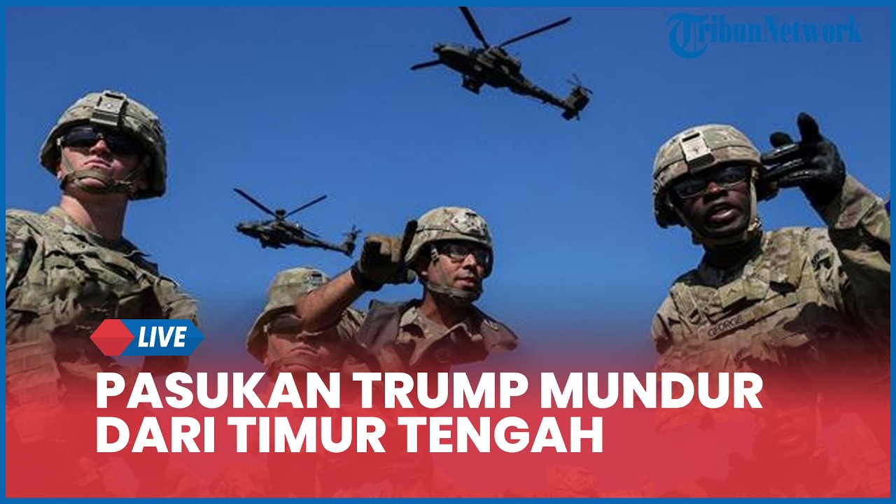 Rangkuman Konflik AS: Pasukan Trump Mundur dari Timur Tengah hingga 2 Kapal Perang AS Tabrakan