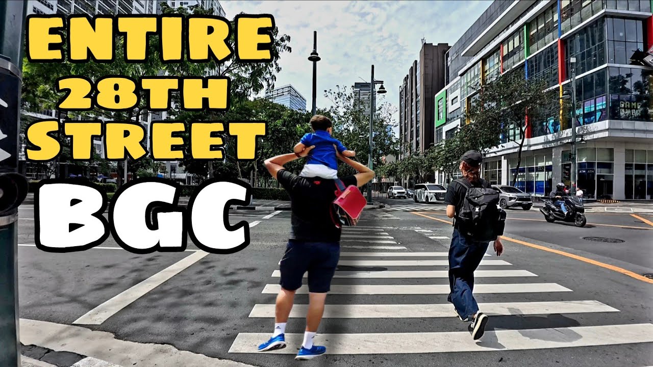 BGC 28th Street Walk Tour 2026 | Full Walking Tour in Bonifacio Global City Philippines