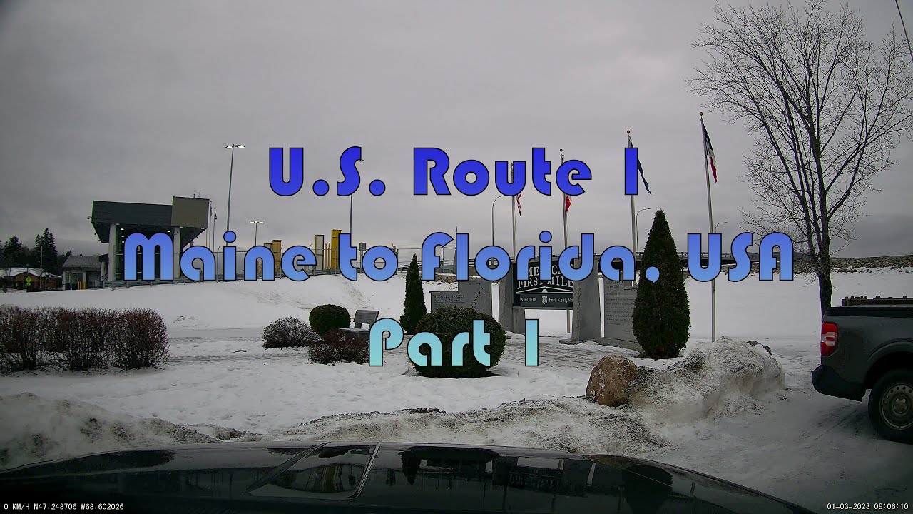 U.S. Route 1, Maine to Florida - Complete Road Trip, Part 1