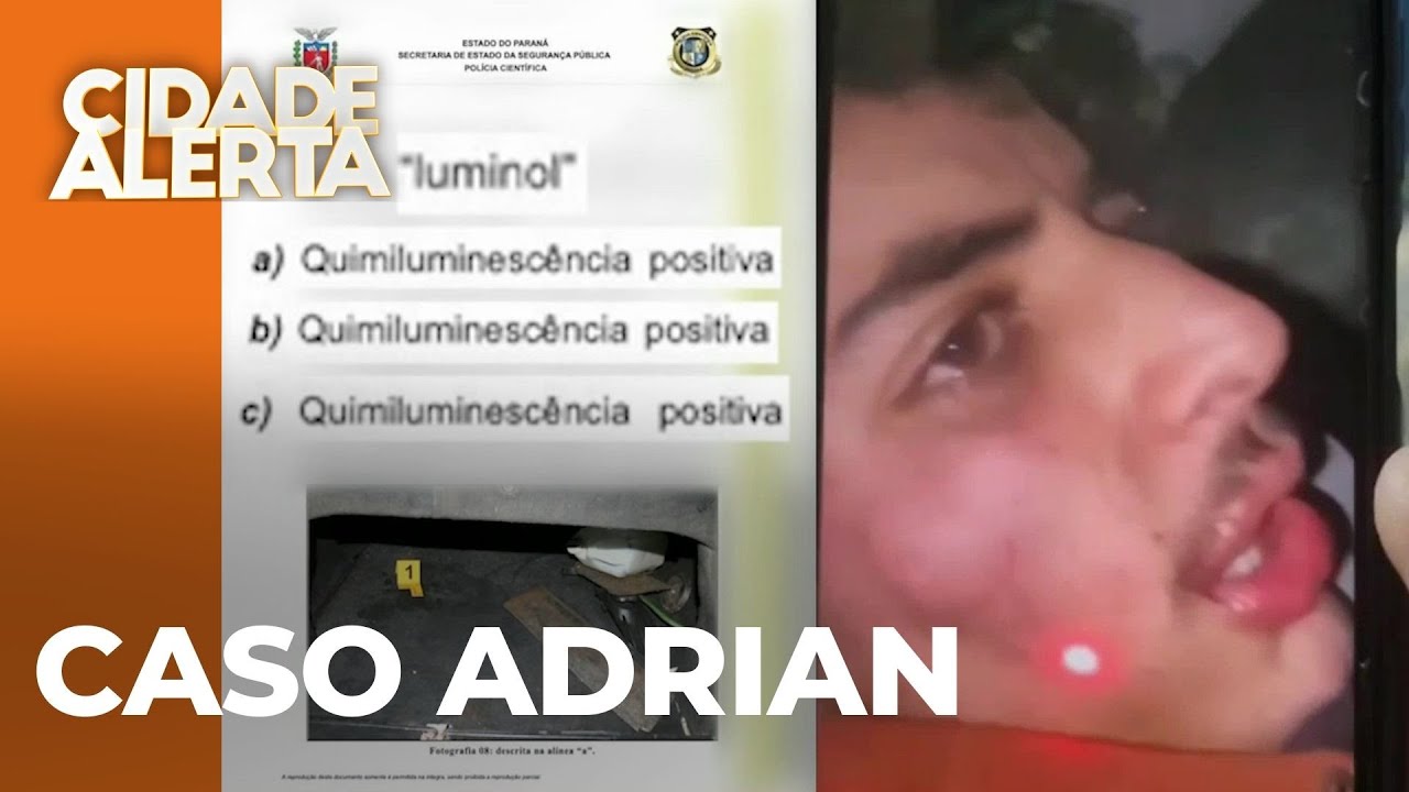 Caso Adrian: RICtv | RECORD tem acesso aos laudos do carro em que vítima teria sido levada
