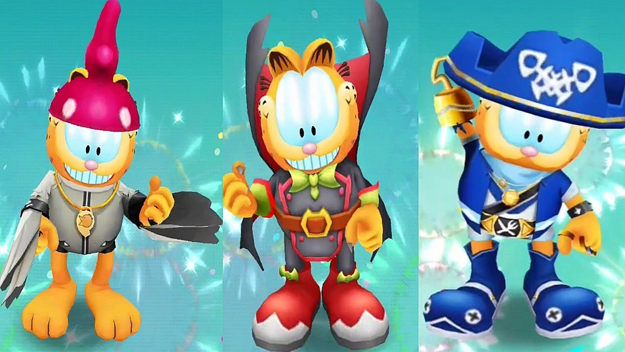 Garfield Rush Vampire vs Iron Cock vs Pirate