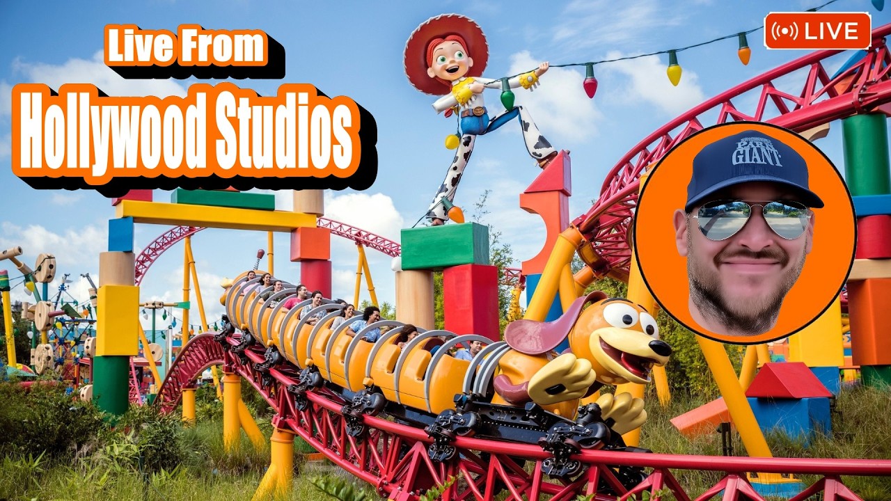 🔴 LIVE: Hollywood Studios &mdash; Slinky Dog Dash, Tower of Terror & MORE! Disney World 2026