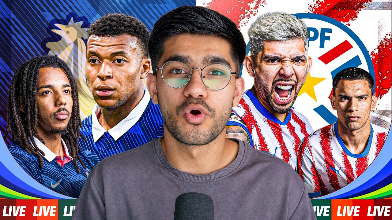 Paraguay vs France World Cup 2026 WATCHALONG LIVESTREAM