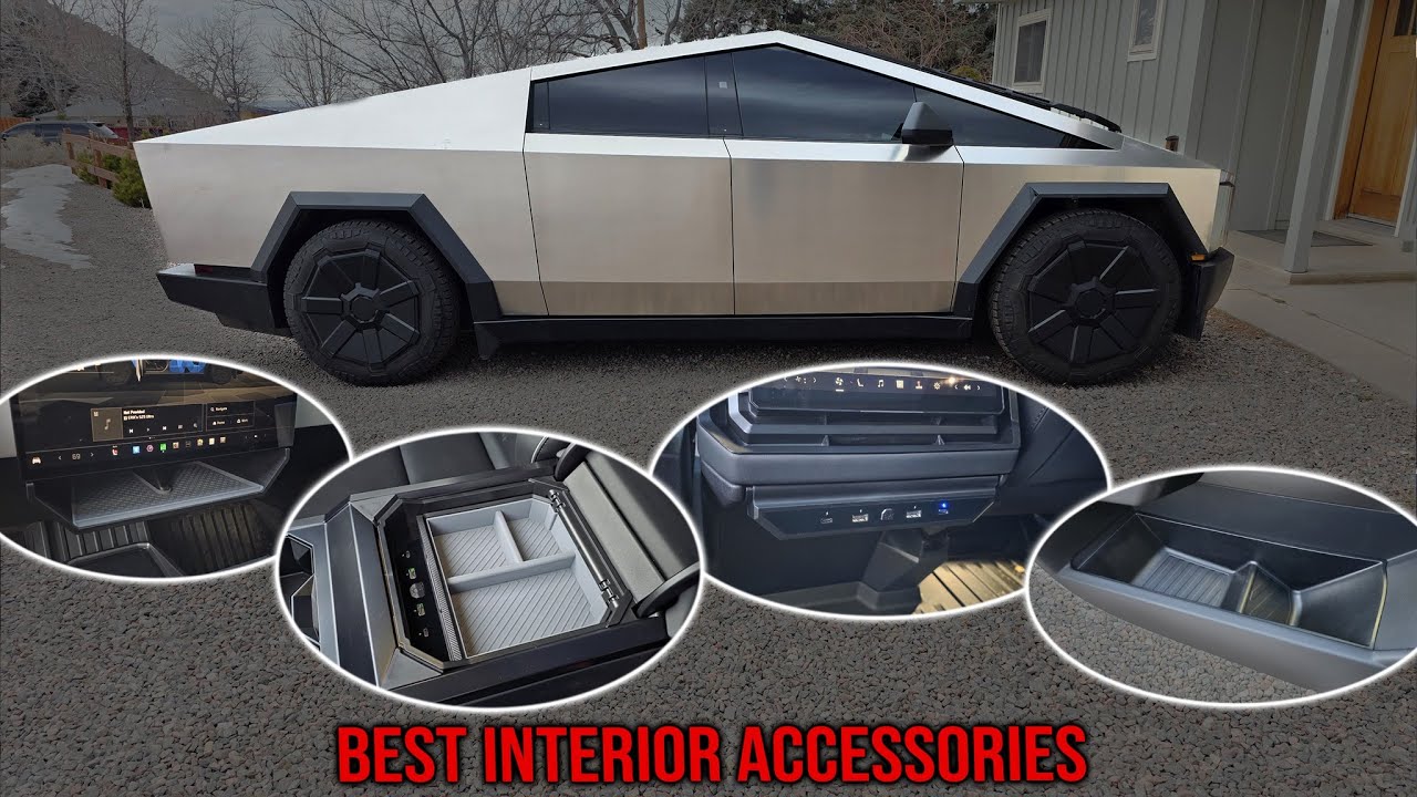 Top 4 Amazon Cybertruck Accessories for the Cab!