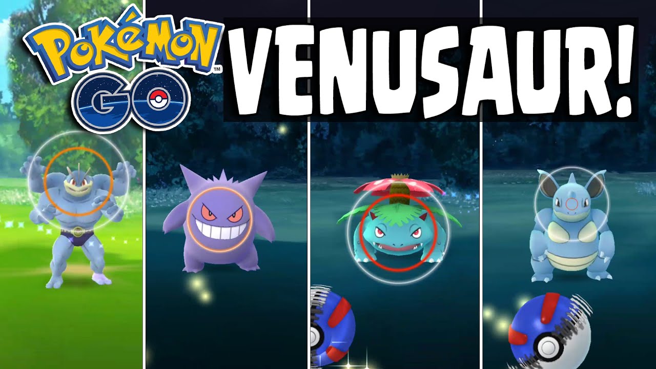 Pokemon GO | WILD VENUSAUR + MACHAMP & GENGAR!! Catching Rare Pokemon Spree!! EPIC RARE CATCHES!