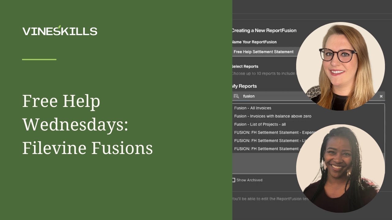 Бесплатная помощь по средам: Filevine Fusions